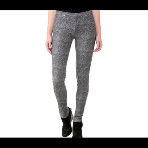 Sz XS Michael Kors Linhart Print Leggings NWT - Picture 2 of 10